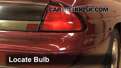 1999 Chevrolet Monte Carlo Z34 3.8L V6 Lights Tail Light (replace bulb)